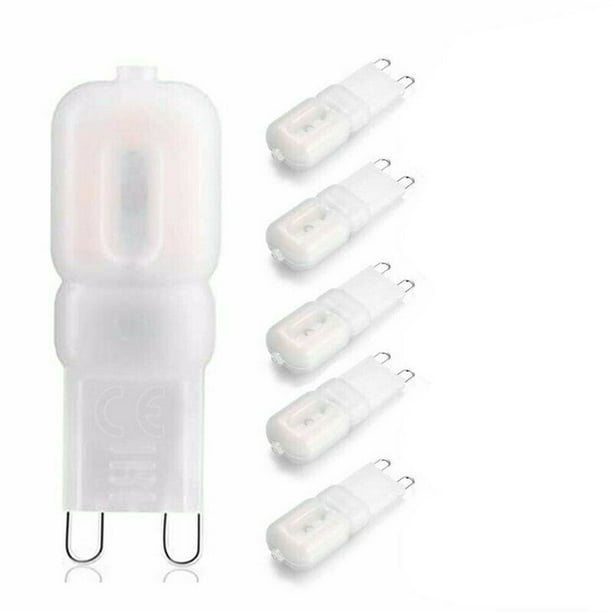 10Pcs G9 Led Bulb 220V 3W LED G9 Lamp LED Filament PC Cover Fast Cooling Long Life Light Replace 30W Halogen lamp 